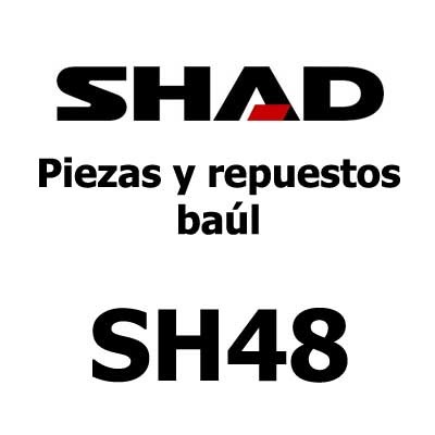 SHAD recambios y despiece maleta top case SH48